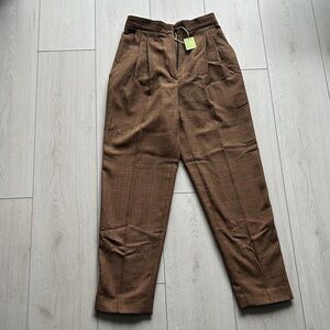 The Horse Brown Checkered Pantsuit